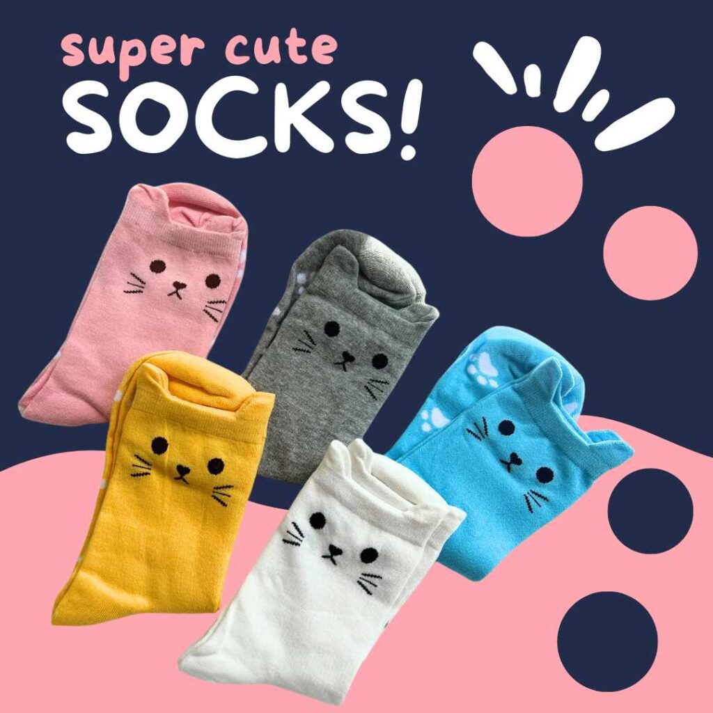 picture of cat socks
